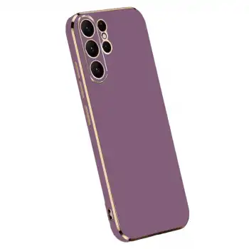 Samsung Galaxy S24 Ultra Kılıf Volet Silikon - Mor