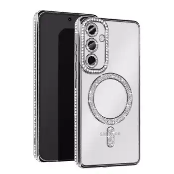 Samsung Galaxy S25 Edge Joke Simli Magneticsafe Kılıf - Gümüş