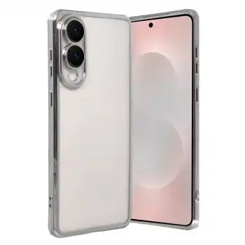 Samsung Galaxy S25 Edge Razer Lensli Silikon - Gümüş