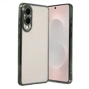 Samsung Galaxy S25 Edge Razer Lensli Silikon - Yeşil