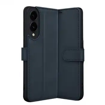 Samsung Galaxy S25 Edge Trend S Plus Kapaklı Kılıf - Lacivert