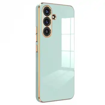 Samsung Galaxy S25 Kılıf Volet Silikon - Açık Yeşil