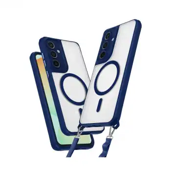 Samsung Galaxy S25 Plus Kılıf Enka Magsafe Silikon Kılıf - Lacivert