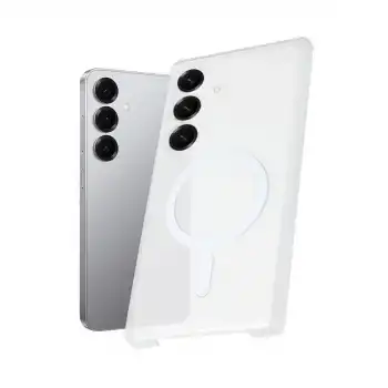 Samsung Galaxy S25 Plus Kılıf Pc Zara Magsafe Şeffaf Kılıf - Şeffaf