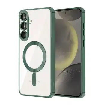 Samsung Galaxy S26 Kross Magneticsafe Kapak - Koyu Yeşil
