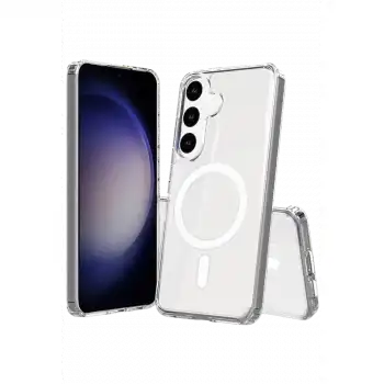 Samsung Galaxy S26 Magneticsafe Şeffaf Silikon - Şeffaf
