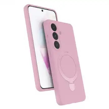 Samsung Galaxy S26 Plus Regal Magsafe Standlı Kapak - Açık Pembe