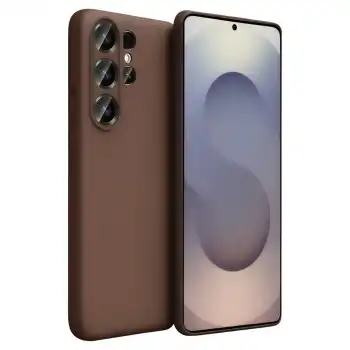 Samsung Galaxy S26 Ultra First Silikon - Kahverengi