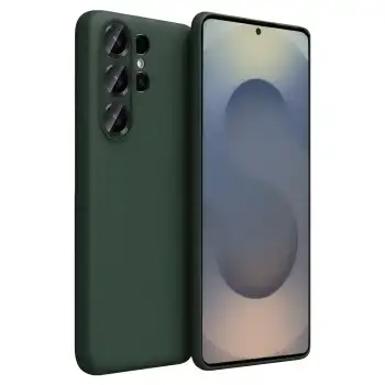 Samsung Galaxy S26 Ultra First Silikon - Koyu Yeşil