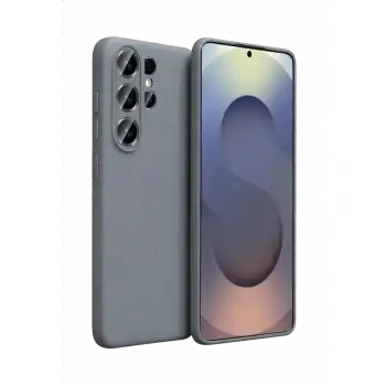 Samsung Galaxy S26 Ultra Nano İçi Kadife Silikon - Gri