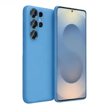 Samsung Galaxy S26 Ultra Nano İçi Kadife Silikon - Mavi