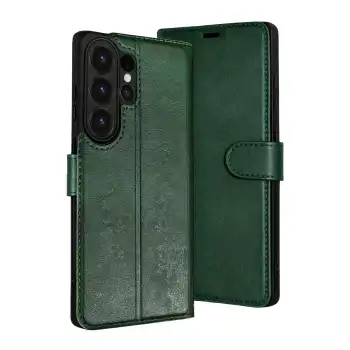 Samsung Galaxy S26 Ultra Trend S Plus Kapaklı Kılıf - Yeşil