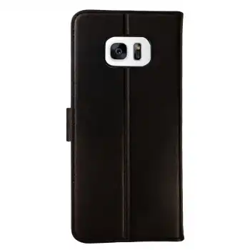 Samsung Galaxy S7 Edge Trend S Plus Kapaklı Kılıf - Siyah