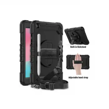 Samsung Galaxy T290 Tab A 8 Kılıf Pars Tablet Kapak - Siyah