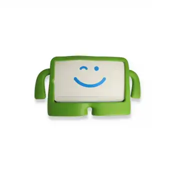 Samsung Galaxy T500 Tab A7 10.4 Kılıf Karakter Tablet Silikon - Yeşil