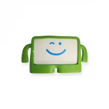 Samsung Galaxy T510 Tab A 10.1 Kılıf Karakter Tablet Silikon - Yeşil