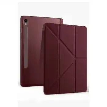 Samsung Galaxy Tab S10 Fe Plus 13.1 Kalemlikli Mars Tablet Kılıfı - Mürdüm