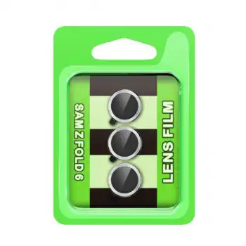 Samsung Galaxy Z Fold 6 Raze Metal Kamera Lens - Gümüş