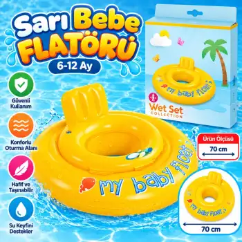 Sarı Bebe Flatörü 70 cm. (6-12Ay)