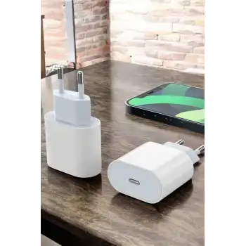 Şarj Aleti İOS 15/15 Pro Max Uyumlu Şarj Adaptörü ve Kablosu