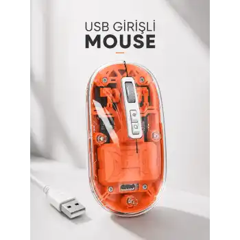 Sessiz Kablosuz USB Girişli Mouse Fare Yüksek Performanslı