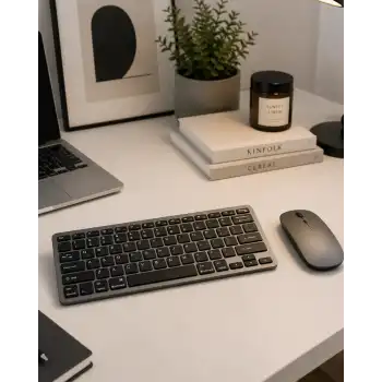 Sessiz Kullanım Sunan Bluetooth Klavye Mouse Seti Çoklu Cihaz Uyumlu