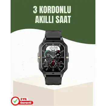 Şık ve Hafif Akıllı Saat Spor ve Günlük Kullanım
