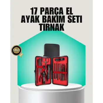 Siyah Kaymaz Teknolojili El ve Ayak Bakım Seti