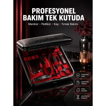 Siyah Kaymaz Teknolojili El ve Ayak Bakım Seti Yeni Nesil