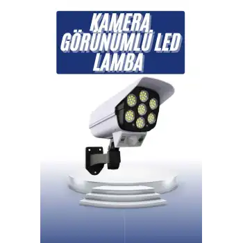 Solar Bahçe Lambası Uzaktan Kumandalı Kamera Görünümlü Hareket Sensörlü