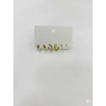 Su Damlası Altılı Kombin Küpe