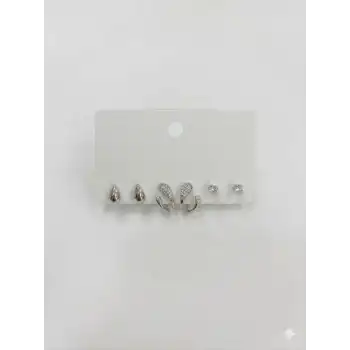 Su Damlası Altılı Küpe