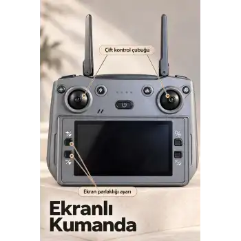 Taşıma Çantalı GPS Drone ve Ekranlı Kumanda