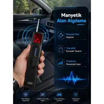 Taşınabilir Gizlilik ve Güvenlik Kontrol Dedektörü