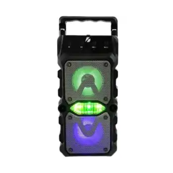 Taşınabilir Kablosuz Bluetooth Hoparlör Uzun Pil Ömrü Led Işıklı