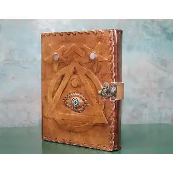 Taşlı Deri Defter Ksk3146