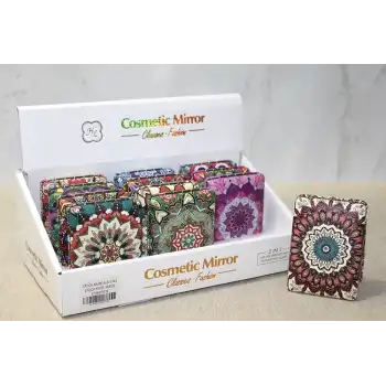 Taşlı El Aynası Dikdörtgen Kalın Alk3743