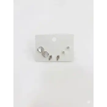 Tatlı Balık Ve Kılçık Detaylı Altılı Küpe