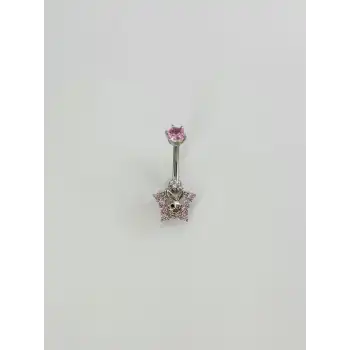Tavşan Detaylı Göbek Piercing