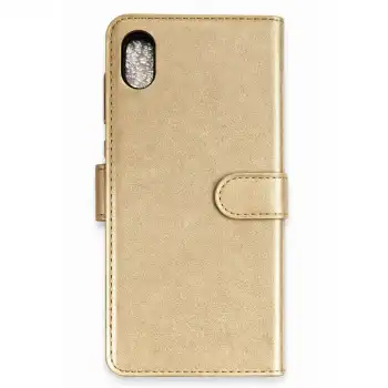 Tcl L7  Trend S Plus Kapaklı Kılıf - Gold