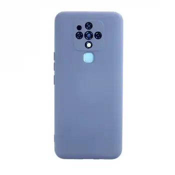 Tecno Camon 16 Kılıf Nano İçi Kadife Silikon - Gri