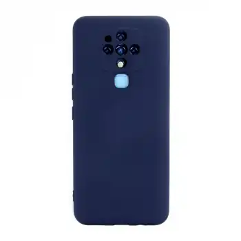 Tecno Camon 16 Kılıf Nano İçi Kadife Silikon - Lacivert