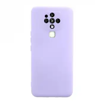 Tecno Camon 16 Kılıf Nano İçi Kadife Silikon - Lila