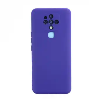 Tecno Camon 16 Kılıf Nano İçi Kadife Silikon - Mor