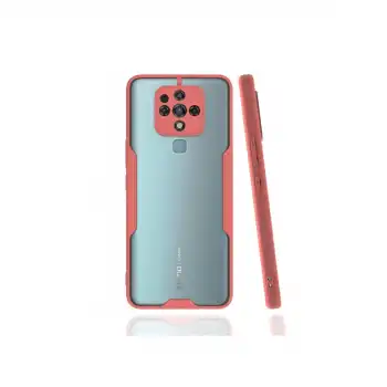 Tecno Camon 16 Kılıf Platin Silikon - Pembe