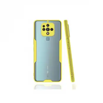 Tecno Camon 16 Kılıf Platin Silikon - Sarı