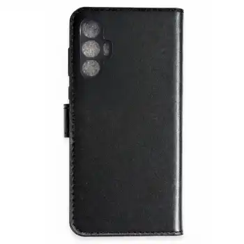 Tecno Spark 8 Pro Trend S Plus Kapaklı Kılıf - Siyah