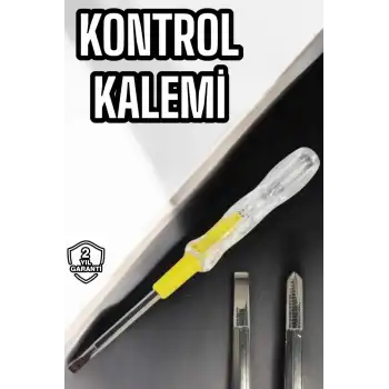 Test Cihazı Kontrol Kalemi Çift Başlıklı Şeffaf Elektrik Testi
