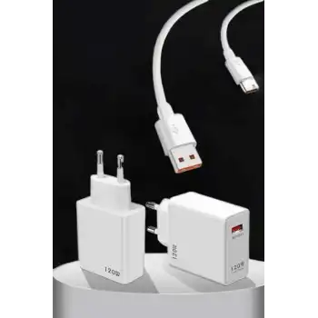 Type-C 120W Şarj Aleti Hızlı Şarj Turbo