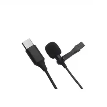 Type-c 2 Metre Double Mikrofon - Siyah